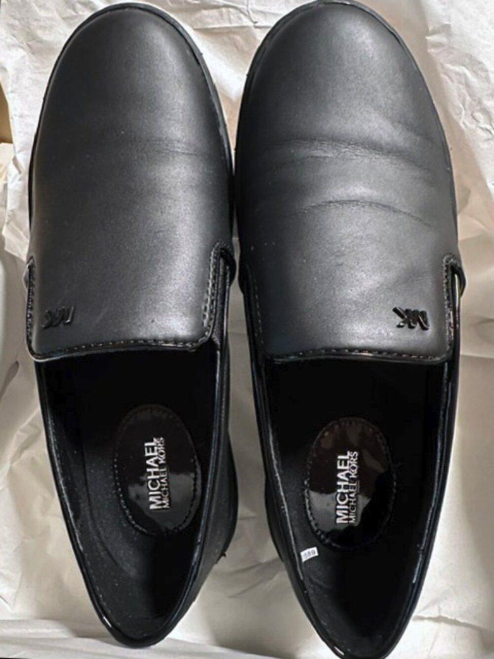 Michael Kors Keaton Slip-On Shoes - Black (8 M)